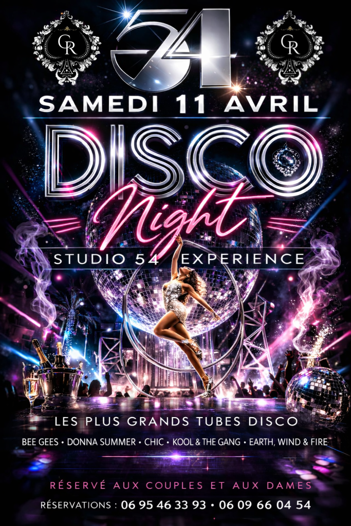 SOIRÉE DISCO STUDIO 54
